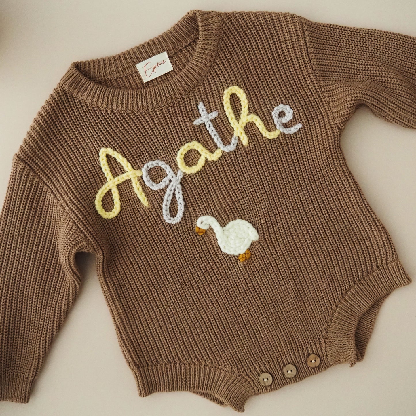 Modèle Little goose (0-24 mois) (cardigan)