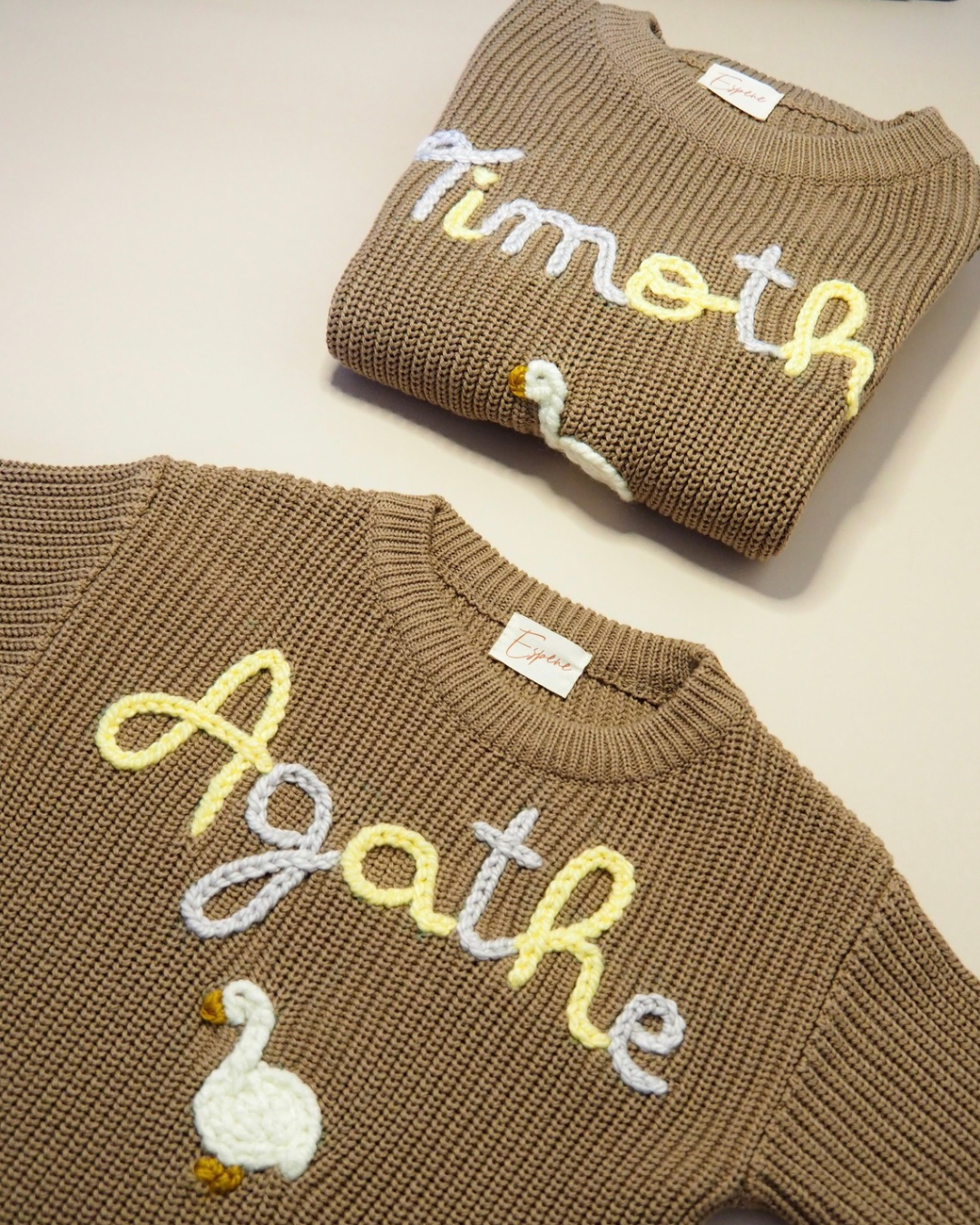Modèle Little goose (0-24 mois) (cardigan)