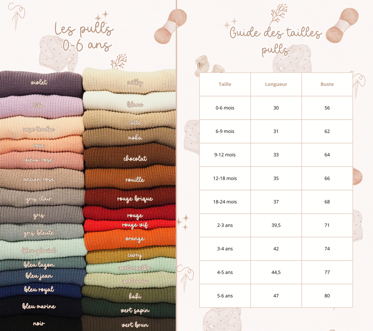 Modèle Bonhomme de neige (0-6 ans)