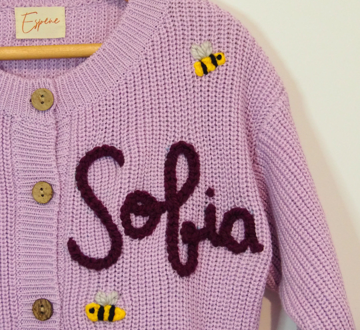 Modèle Abeilles (0-24 mois) (cardigan)