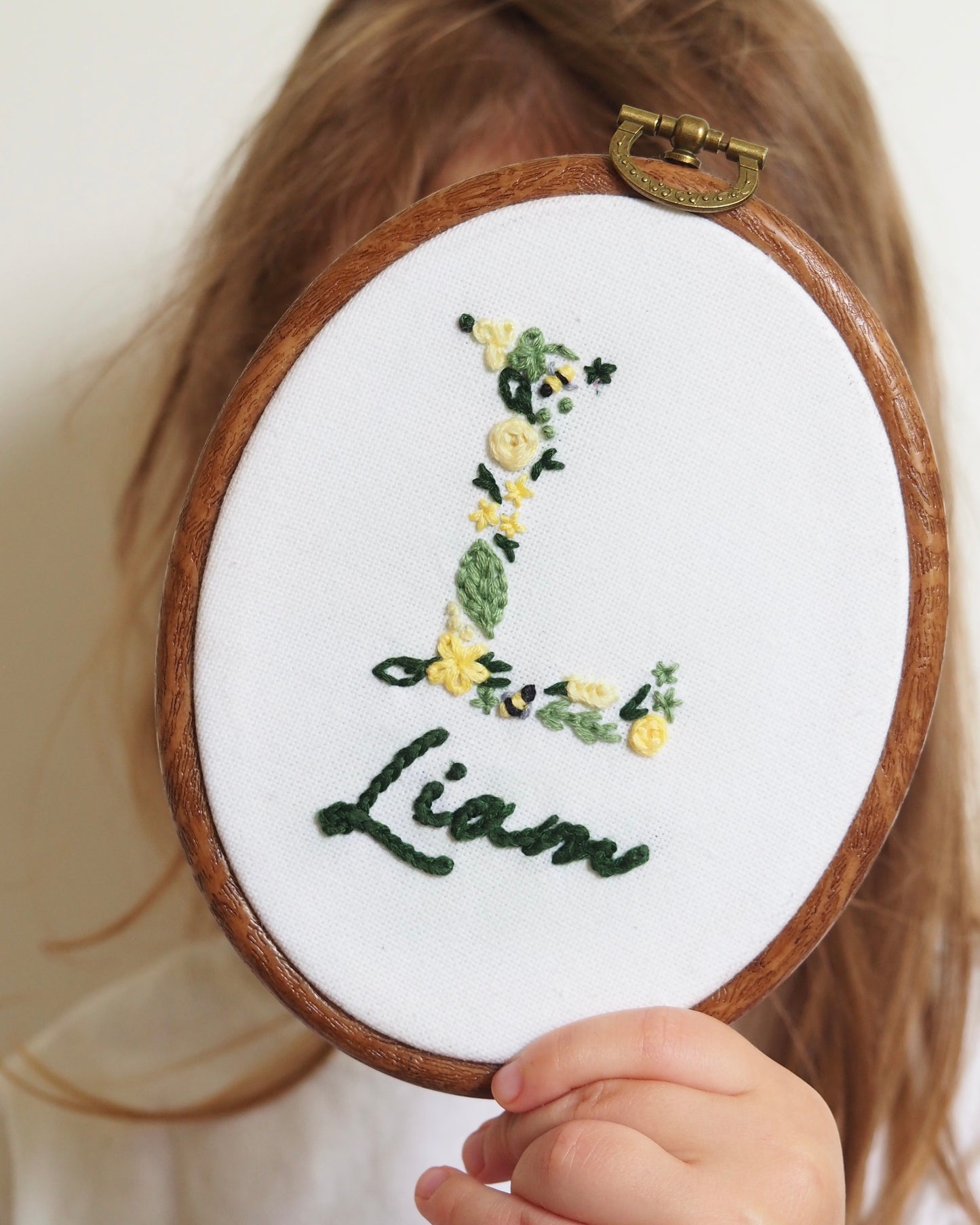 Tambourin lettre et prénom