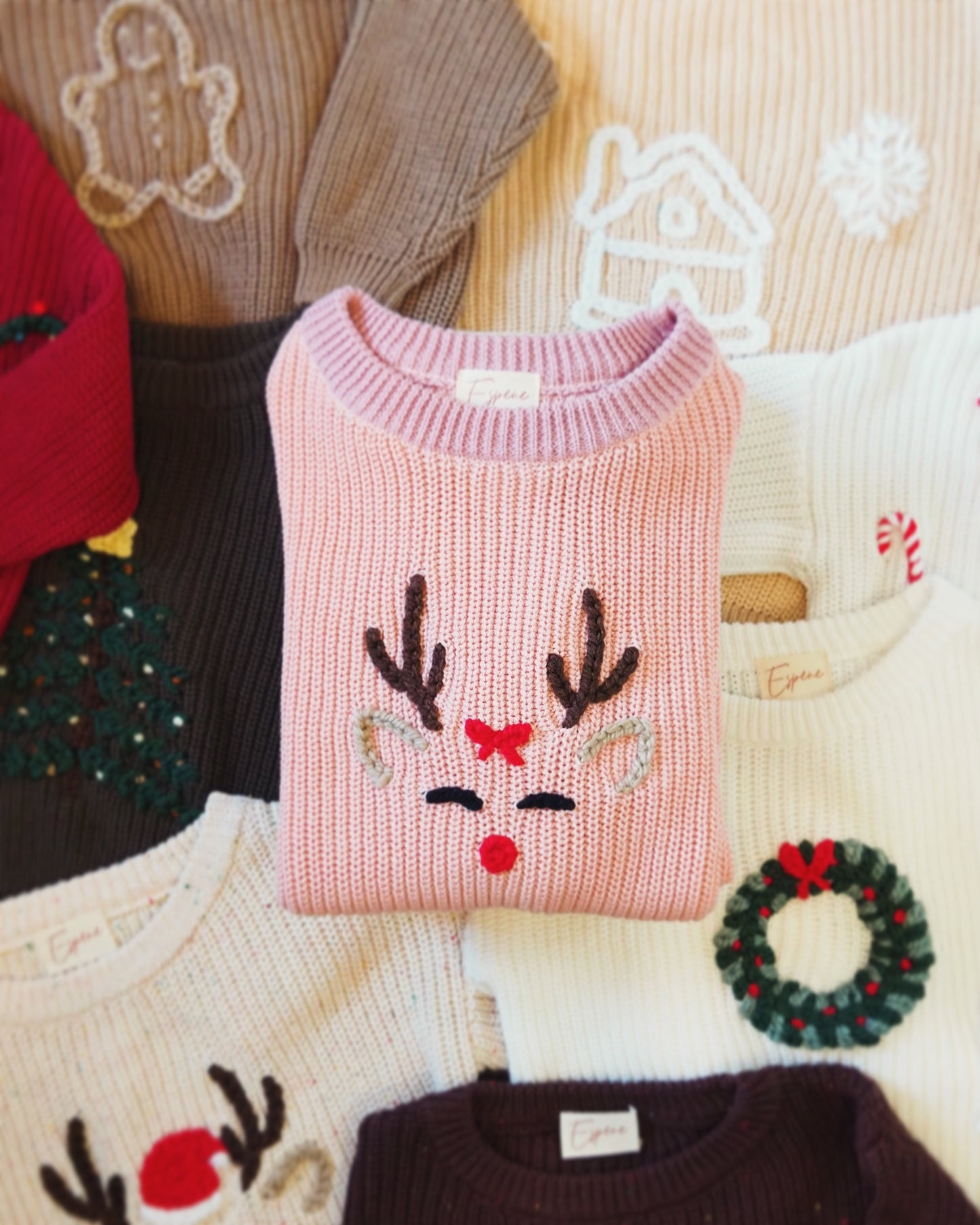 Modèle Renne de Noël (0-24 mois) (barboteuse)