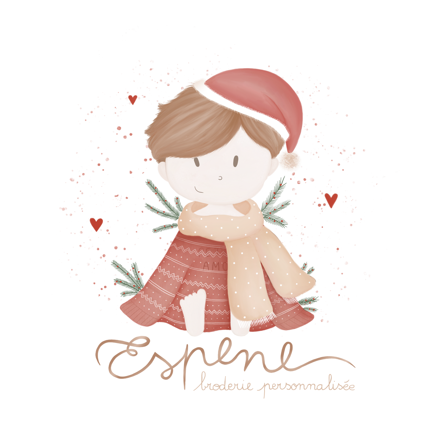 Tambourin lettre - Édition Noël