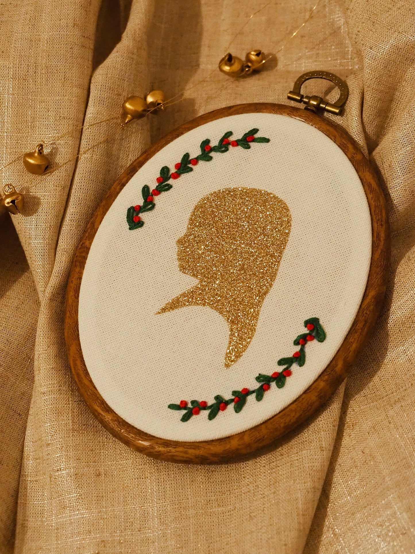 Tambourin Silhouette Noël